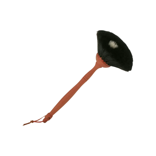 Støvkost, sorte gedehår 34cm