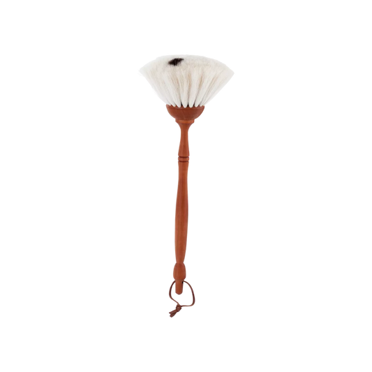 Støvkost, lyse gedehår 34cm