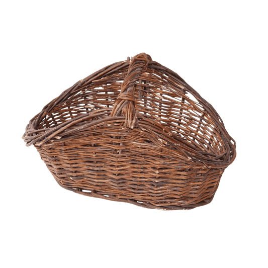 Svampekurv i råpil L.44cm.