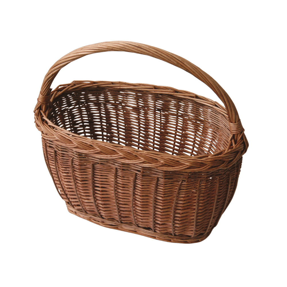 Bykurv i 2 farver L. 40cm