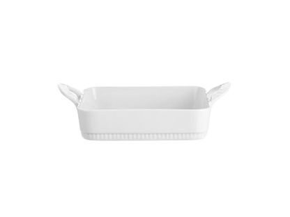 Pillivuyt Toulouse Fad 17,5 x 17,5 x 4,5 cm, 80 cl, Hvid