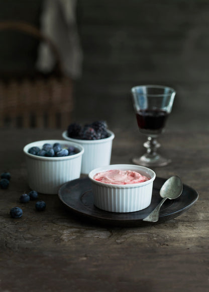 Pillivuyt Ramekin lav, nr. 2, Dia 7,6 cm, 10 cl, Hvid