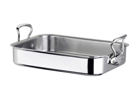 Mauviel Cook Style Bradepande - 35 x 25 x 7 cm - Stål