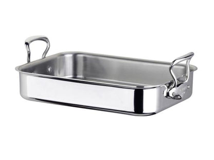 Mauviel Cook Style Bradepande - 35 x 25 x 7 cm - Stål - H. Skjalm P.