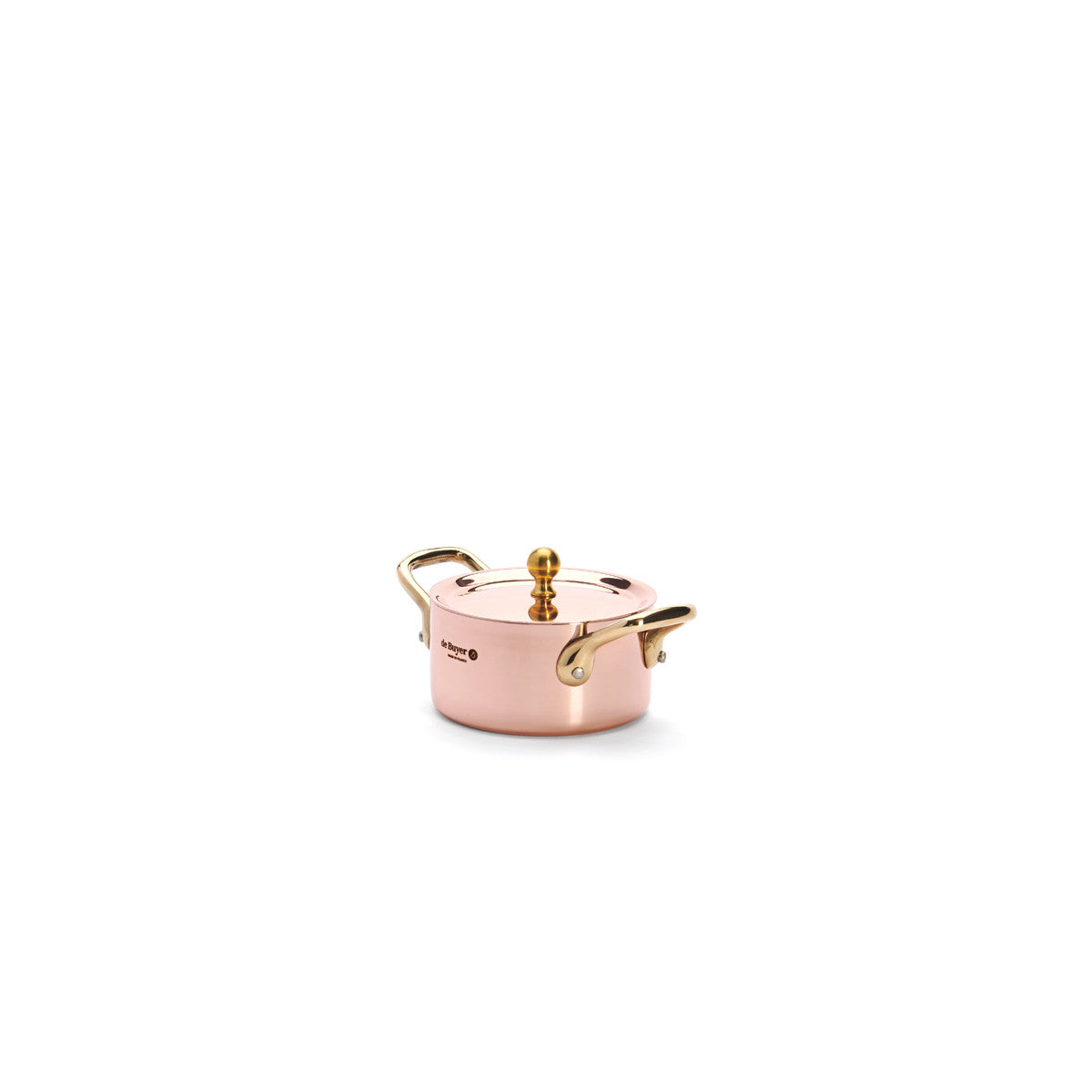 De Buyer | Inocuivre mini saucegryde ø 10 cm. m. håndtag & låg