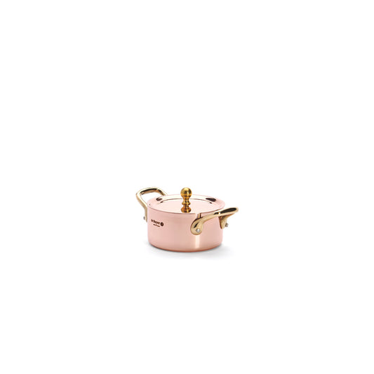 De Buyer | Inocuivre mini saucegryde ø 10 cm. m. håndtag & låg