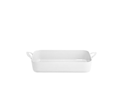 Pillivuyt Toulouse Fad 31 x 18 x 6,5 cm, 2,2 liter, Hvid