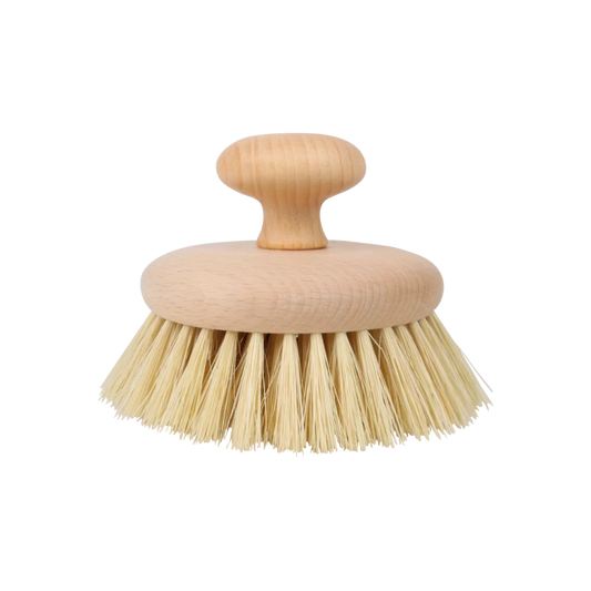 Rund massagebørste, bøg tapico fibre ø12cm