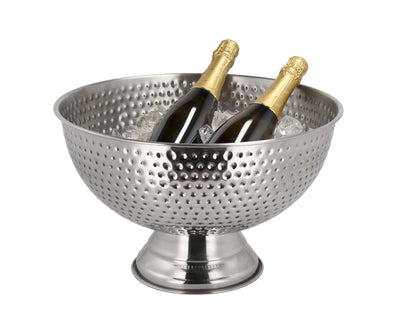 Champagne bowl, hamret stål Ø39,5cm