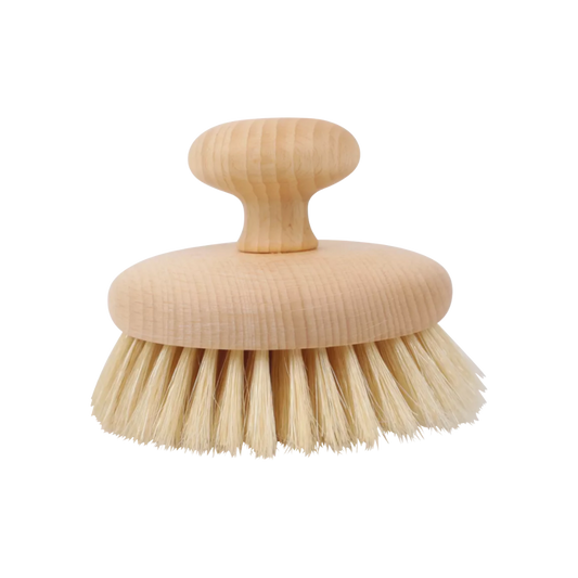 Rund massagebørste, bøg ø12cm
