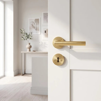 Indendørsgreb, Børstet messingfinish Model 236