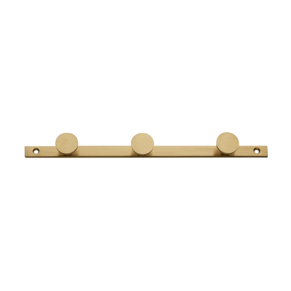 Geometrisk | Knagerække, messing, L: 27 cm - H. Skjalm P.