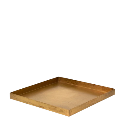 Bakke - Rå messing - 24x24 cm
