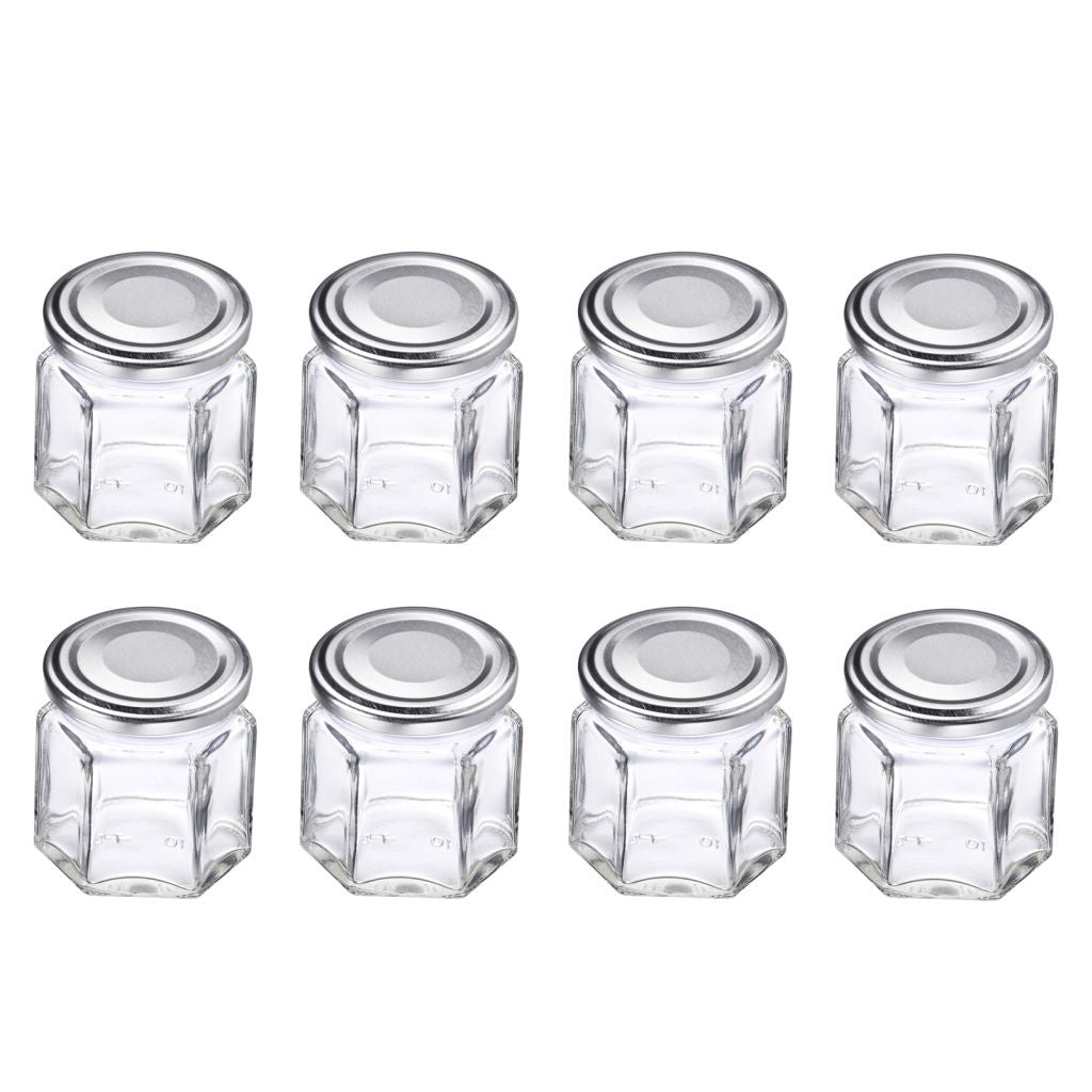 8 sylteglas - Eckig, 45 ml. ø43 cm