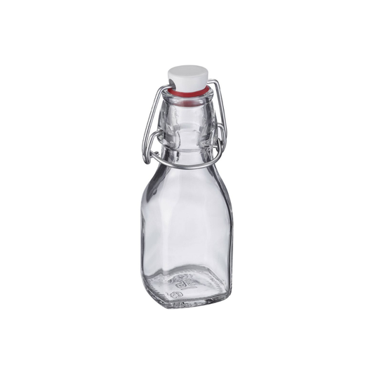 Patentlåg glasflaske 125ml.