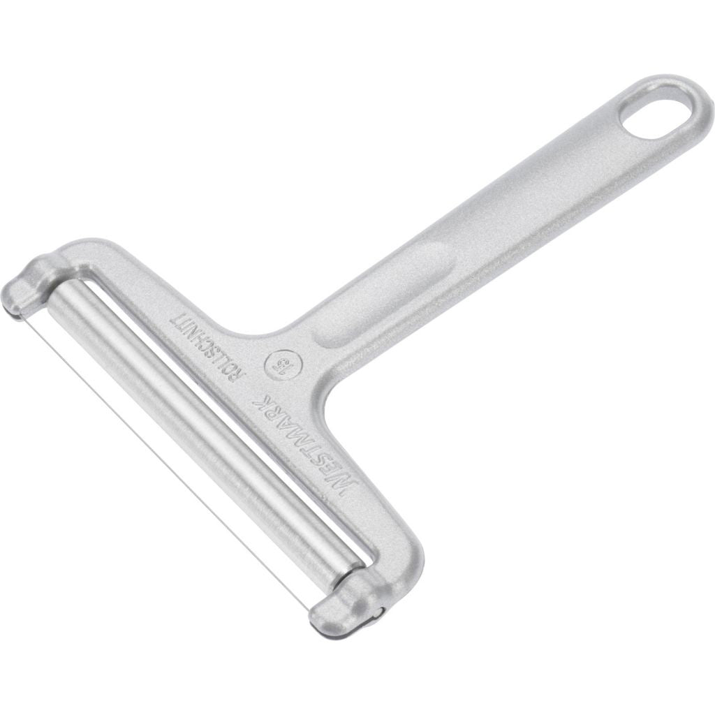 Klassisk ostehøvl med rulle. 10,9 cm. Retro-look