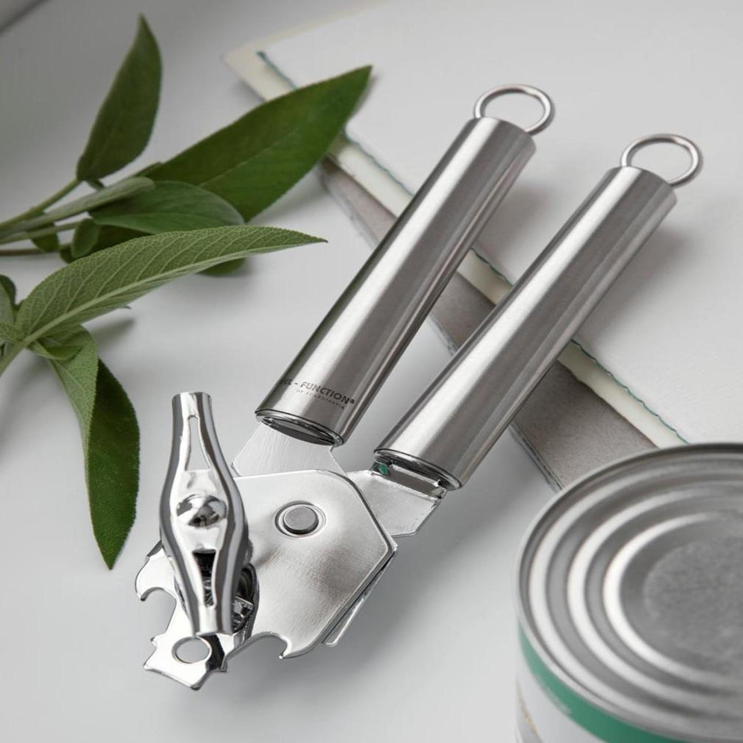 Ergo | Mekanisk dåseåbner, stål, 21 cm.