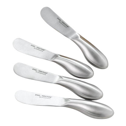 Smøreknive, rustfri stål 13,5cm - 4 stk.
