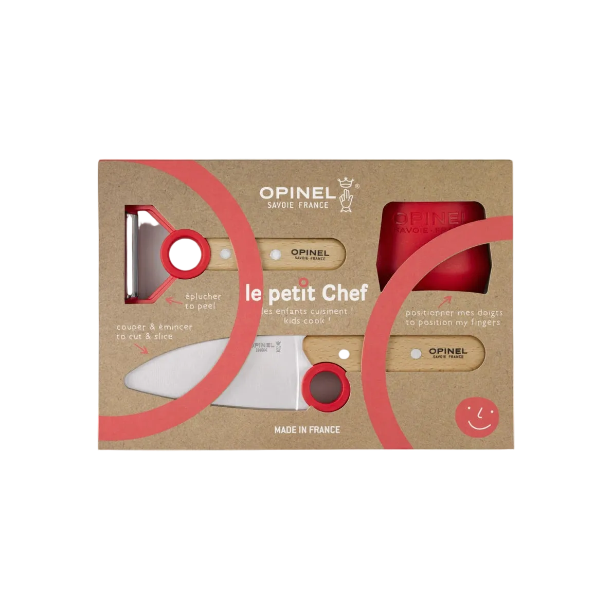 Le Petit Chef | Kokkesæt til børn i 3 dele, rød