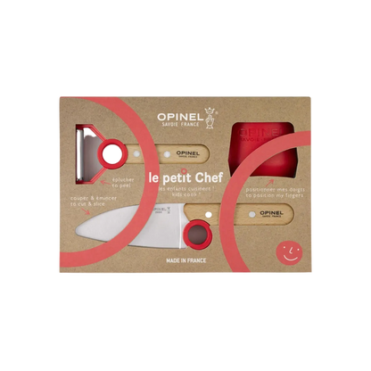 Le Petit Chef | Kokkesæt til børn i 3 dele, rød