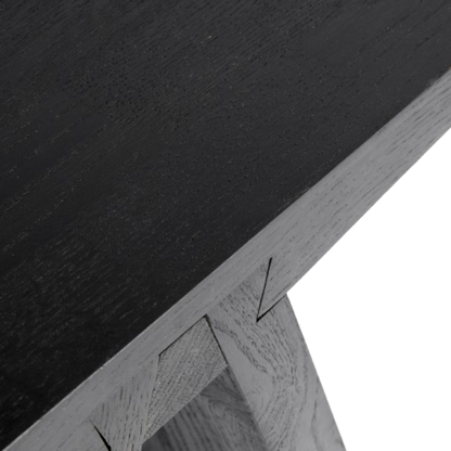 Angle | Skammel, Sort bejdset olie