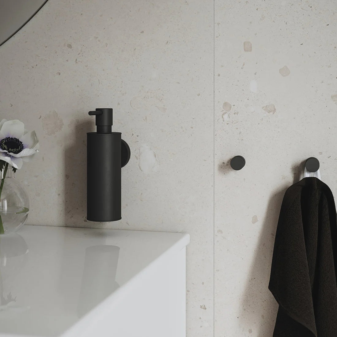 HOME | Sæbedispenser, vægmonteret, massiv