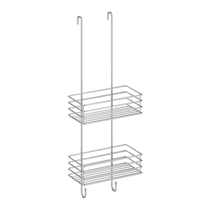Smedbo | Sæbekurv i 2 niveauer, krom h. 66cm.