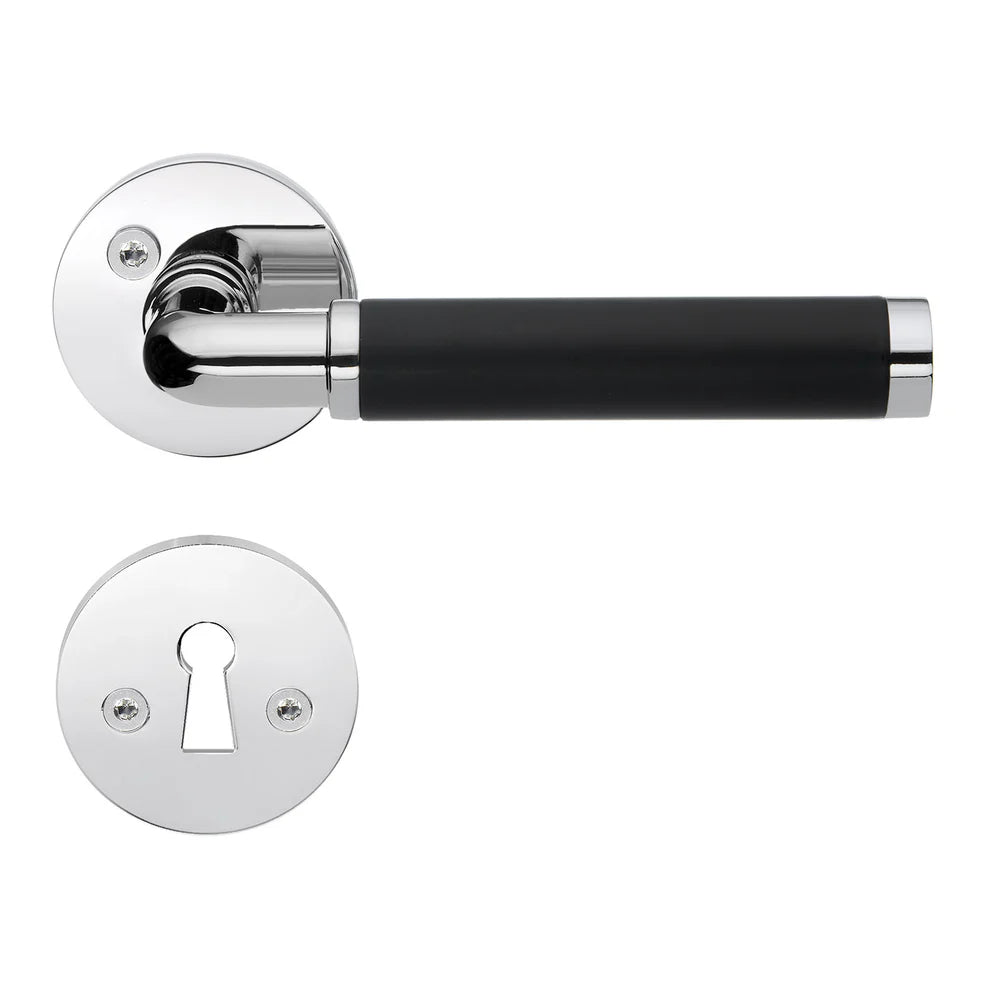 Dørgreb | Sort og krom