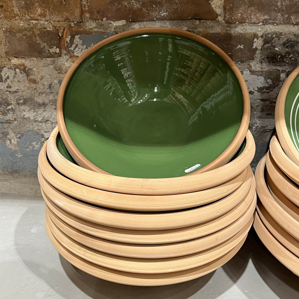 Birkerød Pottemageri | Æltefad, grøn
