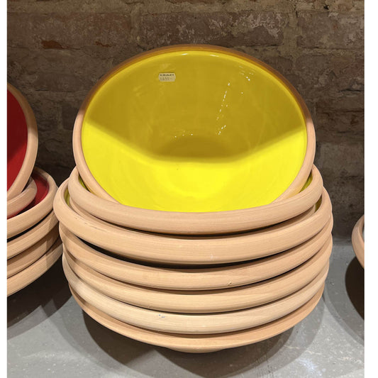 Birkerød Pottemageri | Æltefad, gul