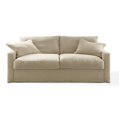 Bidart | 2 pers. sovesofa, hør - 170 cm