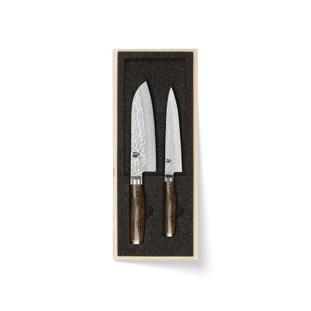 Shun Premier | Knivsæt med Santoku kniv og Utilitykniv