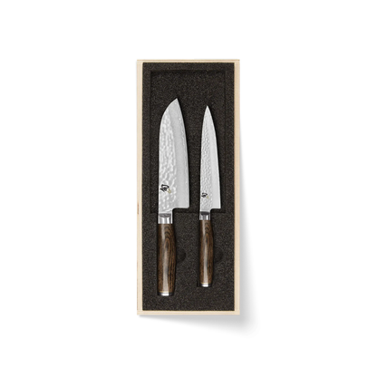 Shun Premier | Knivsæt med Santoku kniv og Utilitykniv