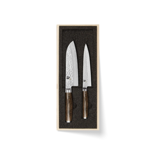 Shun Premier | Knivsæt med Santoku kniv og Utilitykniv