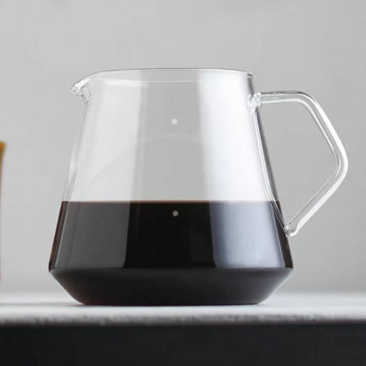 Glas kaffekande, 4 kop, 600ml.