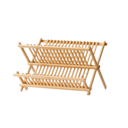 Opvaskestativ, bambus, 35 cm.