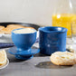 Smørkrukke med vand, mat navy