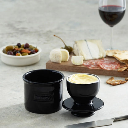 Smørkrukke med vand, midnight sort