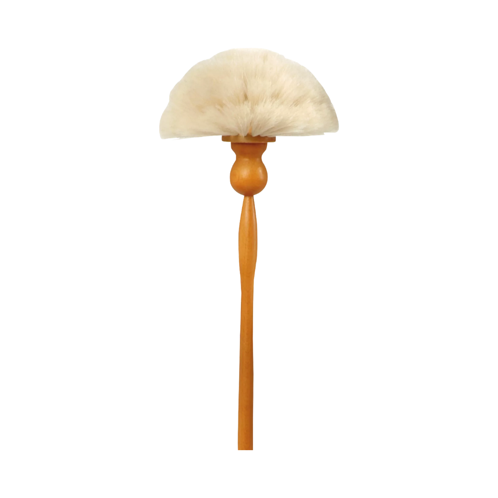 Støvkost i gedehår/vokset bøgetræ, L. 80cm