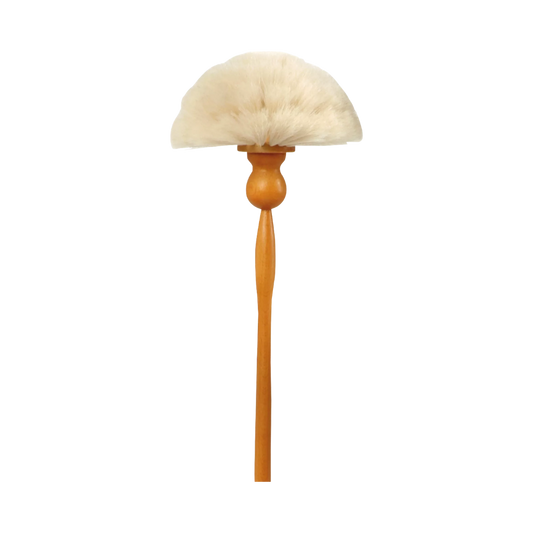 Støvkost i gedehår/vokset bøgetræ, L. 80cm