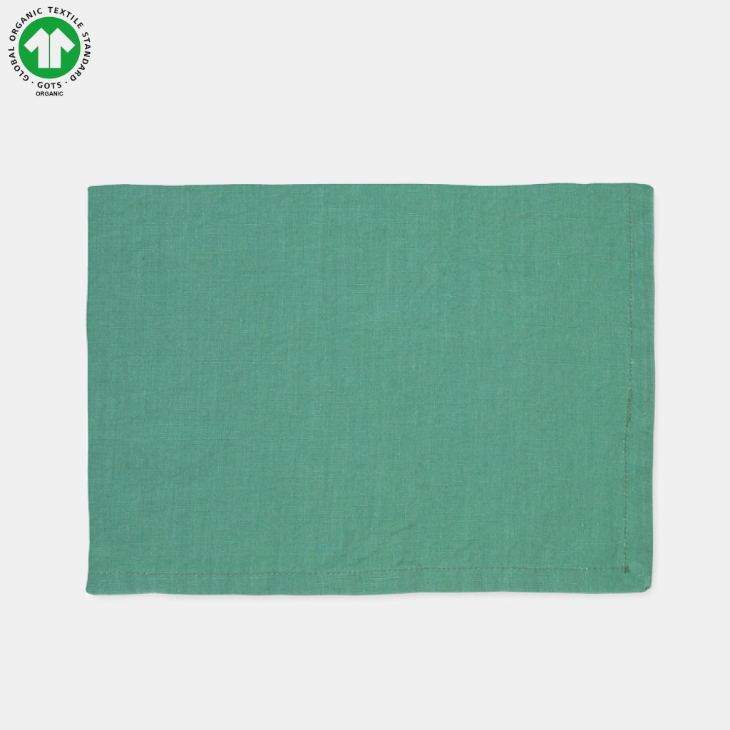 Blake | Viskestykke I Øko Hør Forrest Green Viskestykker