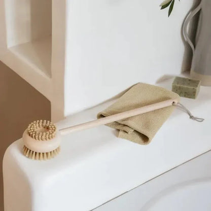 Badebørste, bøg, 30 cm.