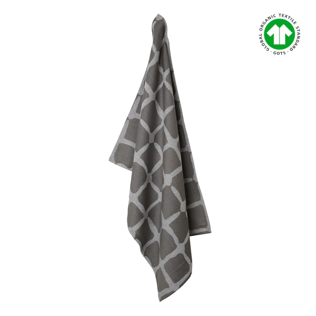 Erik | Viskestykke I Øko Bomuld Grå