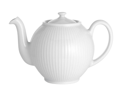 Pillivuyt Plissé Tekande, 1,5 liter, Hvid
