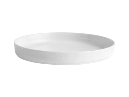 Pillivuyt Toulouse Tallerken, lige kant, Dia 22 cm, Hvid - H. Skjalm P.