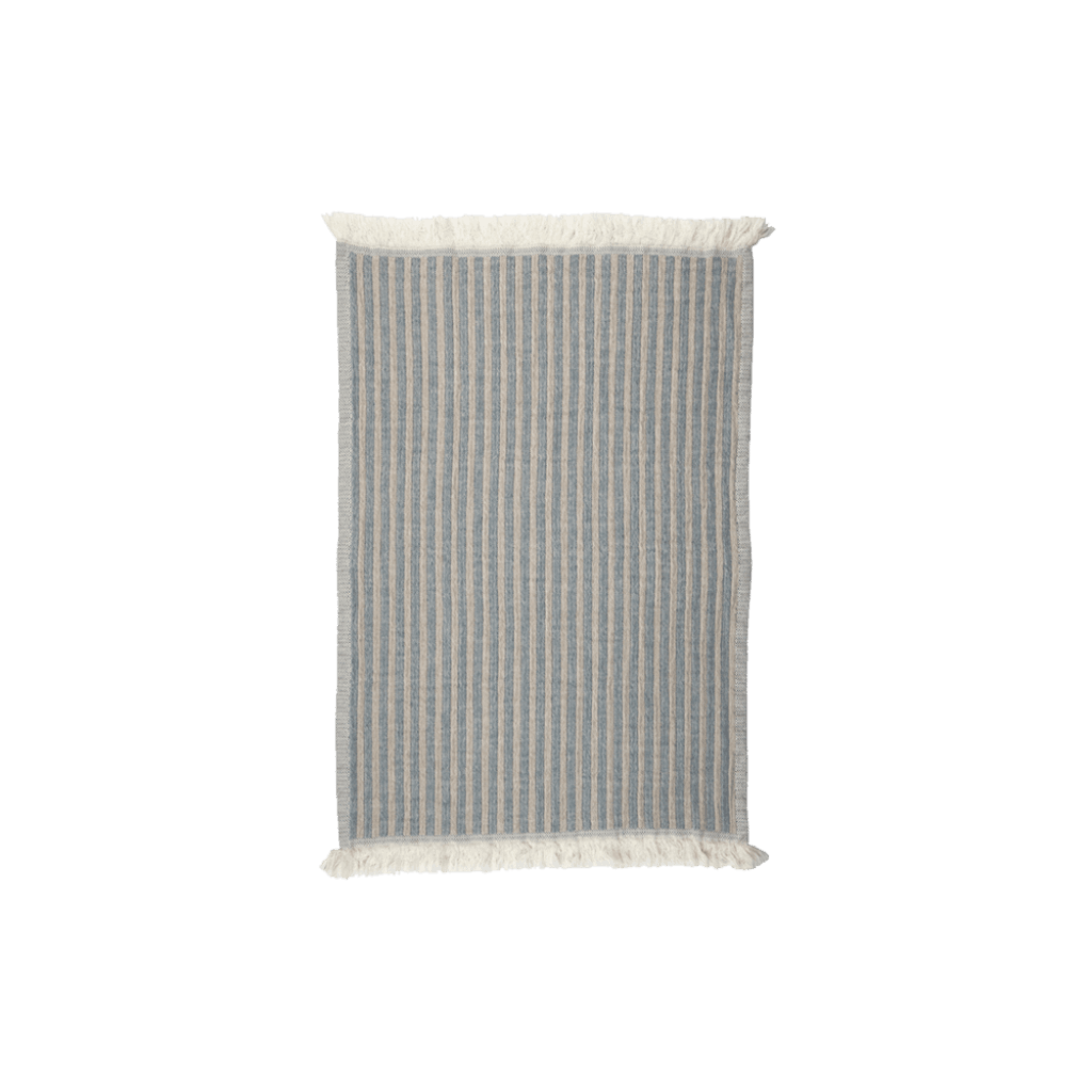 Indy | 2 Stk. Gæstehåndklæde I Øko Bomuld Blue Håndklæder