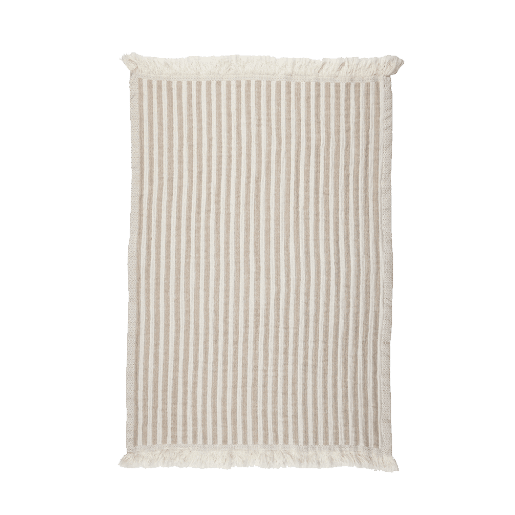 Indy | Badehåndklæde I Øko Bomuld Beige Håndklæde
