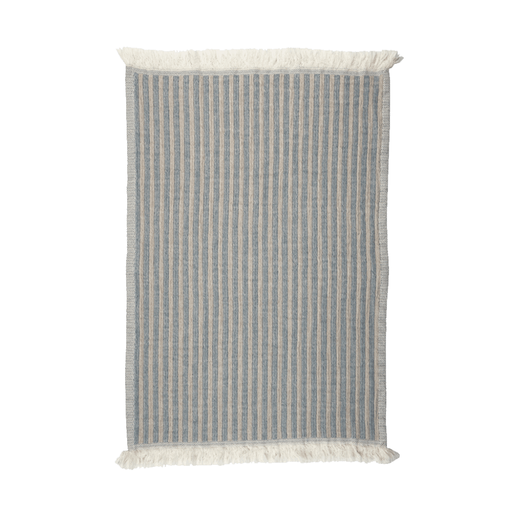 Indy | Badehåndklæde I Øko Bomuld Blue Håndklæde
