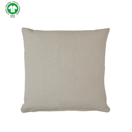 Karl | Pudebetræk I Økologisk Bomuld Creme White