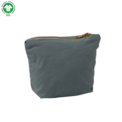 Lucca | Toilettaske I Øko Bomuld Evergreen / 18 X 12 Cm